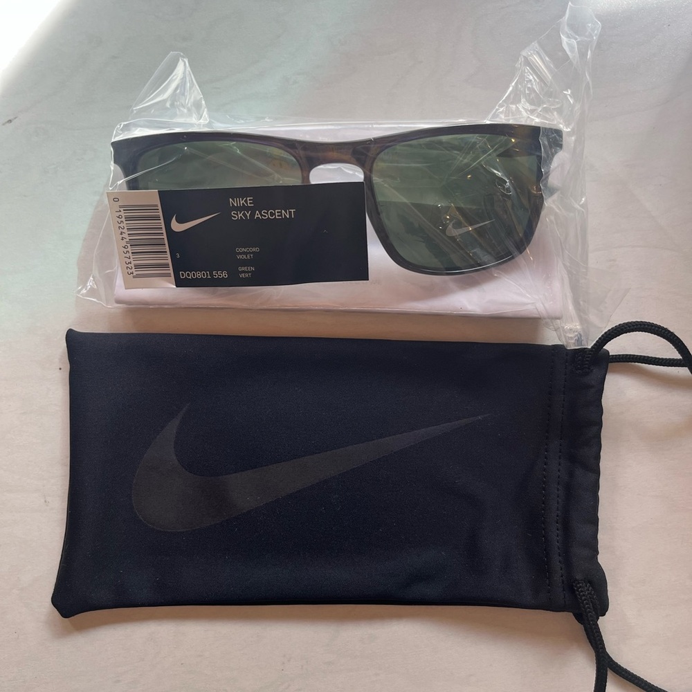 Nike | Sky Ascent Sunglasses | concord violet/green NWT